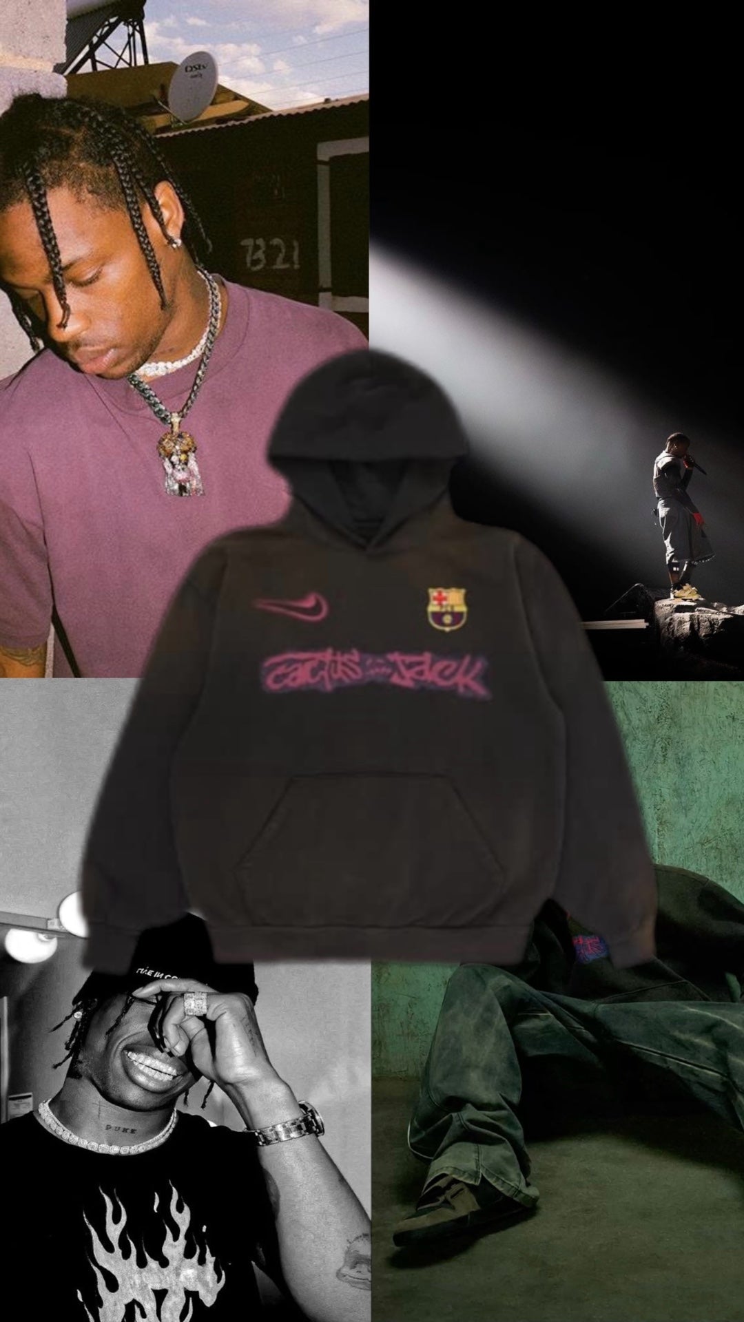 CJ X NIKE X FCB SPRAY LOGO HOODIE
